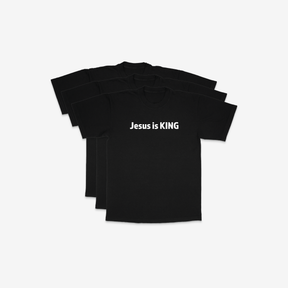 3 PACK Jesus is KING T-Shirt